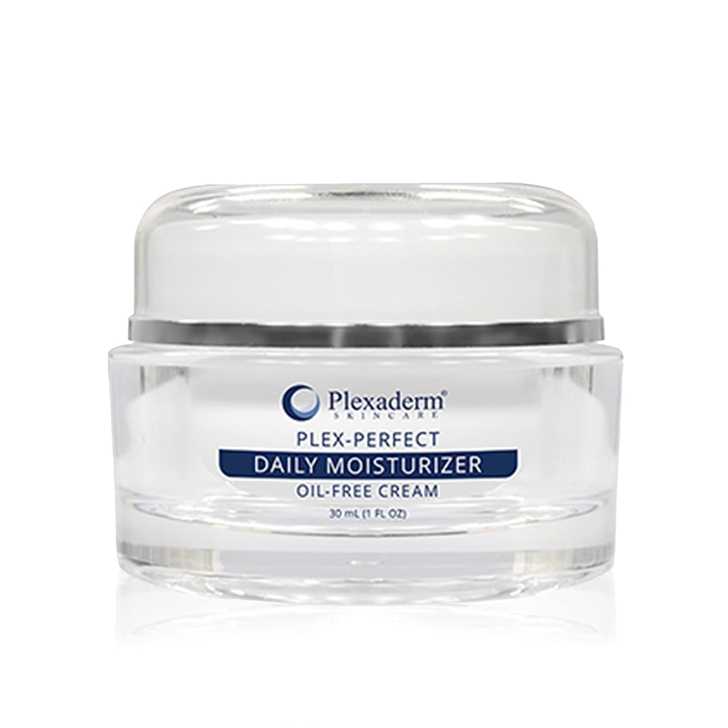 Plexaderm Daily Face Moisturizer Plex-Perfect - Hyaluronic Acid for Deep Hydration - For All Skin Types, Fragrance-Free, 1 fl oz