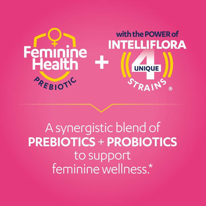 AZO Dual Protection | Urinary + Vaginal Support | Prebiotic Plus Proven Women's Probiotic | Starts Working Within 24 Hours | Non-GMO | 30 Count