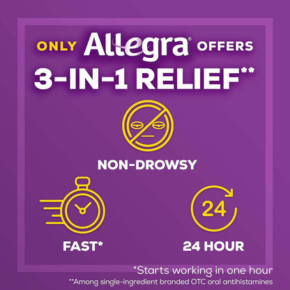 Allegra 24 Hr Allergy Relief 30 Tablets