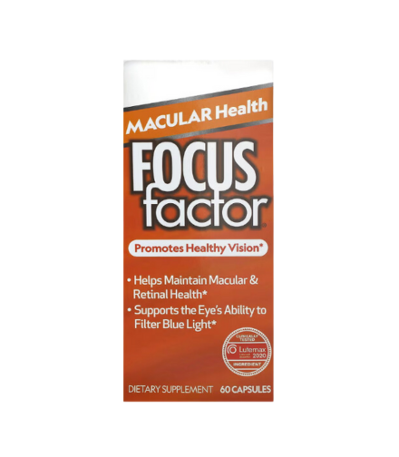 Focus Factor - Macular Formula 60ct, Eye Supplement w/ Lutein