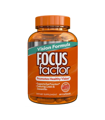 Focus Factor Vision Formula 60Ct - Eye Vitamins with Vitamin C, Vitamin E - Lutein and Zeaxanthin Supplement for Eye Health Support