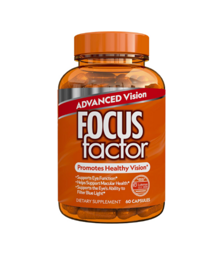 Focus Factor Advanced Vision Formula 60ct - Eye Vitamins with Vitamin C, Vitamin E - Lutein and Zeaxanthin Supplement for Eye Health Support