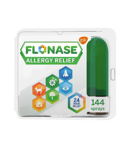 Flonase Allergy Relief Nasal Spray, 24-Hour Non-Drowsy Multi-Symptom Relief – 144 Sprays