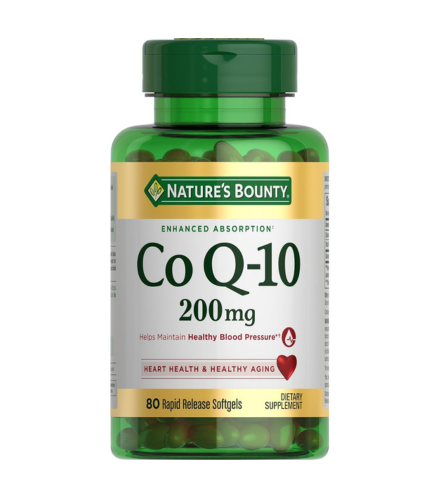 Nature's Bounty CoQ10, Supports Heart Health, Dietary Supplement, 200mg, 80 Rapid Release Softgels