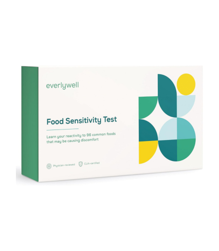 Everlywell Food Sensitivity Test - Learn How Your Body Responds to 96 Different Foods - at-Home Collection Kit - CLIA-Certified Labs - Ages 18+