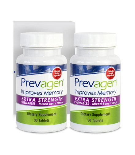 Prevaegen Extra Strength 20mg, 30 Chewables Mixed Berry - Pack of 2