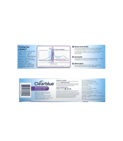 Clearblue Advanced Digital Ovulation Test, 20 Tests