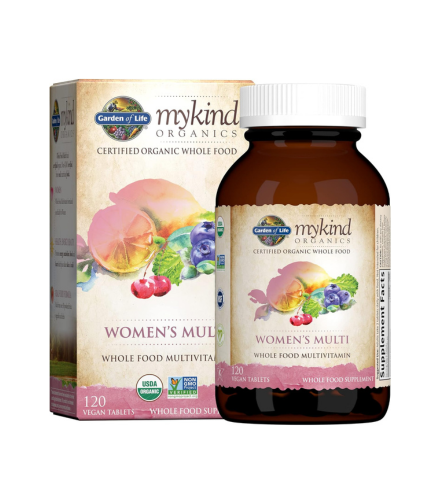 Garden of Life MyKind Organics Women's Multi 120 Tablets