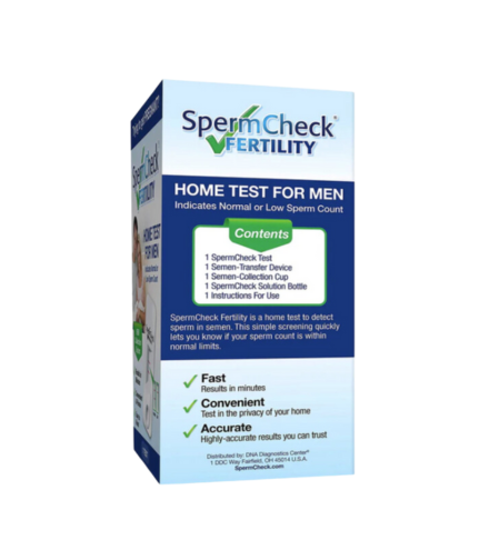 Sperm Check Fertility Home Test for Men, Indicates Sperm Count Level