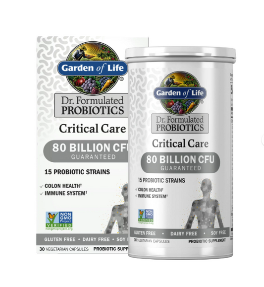 Garden of Life Dr. Formulated Critical Care Probiotics, 80 Billion CFU, 30ct